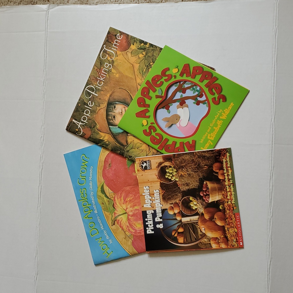 Children's Books - Apples & Fall Themes - 4 Titles
